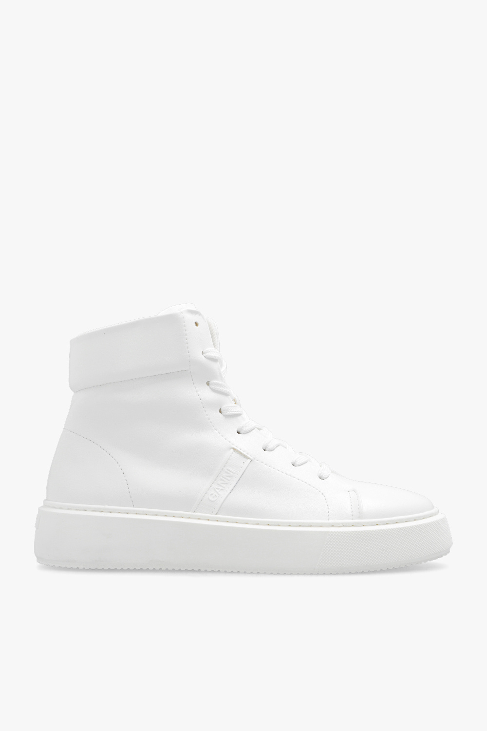 GANNI｜SNEAKERS (BLACK/WHITE SPORTY MIX HIGH TOP SNEAKER Black/White Vintage Black/White Sporty Mix High Top Sneakers